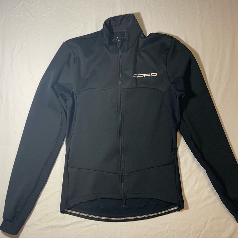 Capo Men's Black Cycling Jacket New